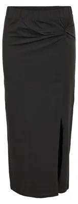 Productafbeelding van NOISY MAY: Elegante midi-rok met plooien en een zijsplit. Maat: M