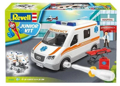 Zdjęcie produktu dla Promo Revell 00806 Karetka Pogotowia Ambulans Do Skręcania Junior Kit