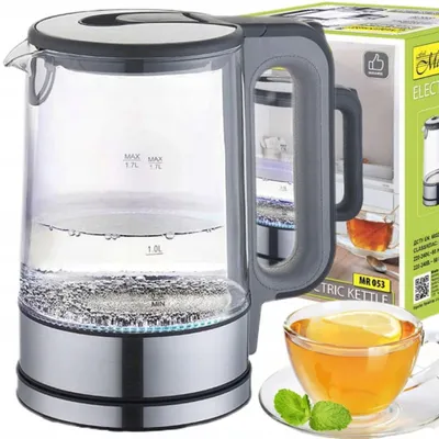 Image de Maestro MST9624 Bouilloire Électrique Verre 1.7L 2200W LED