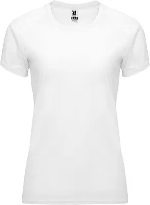 Image de Roly Sport CA0408 | Bahreïn Femme T-shirt à manches raglan - Couleur : White 01 - Taille : XXL