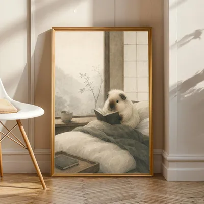 Himalaya-Meerschweinchen, Meerschweinchenposter, Produktansicht 1