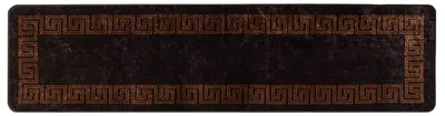 Obrázok produktu pre vidaXL Koberec MARSA Čierny 100 x 400 cm Polyester a PVC