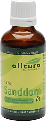 Obrázok produktu pre Allcura rakytníkový olej, 50 ml oleja