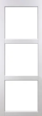 Immagine prodotto di Porta scorrevole Kenya bianca con vetro trasparente H204 x L73 cm GD MENUISERIES
