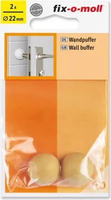 Produktbild von Wandpuffer rund 22mm beige fix-o-moll