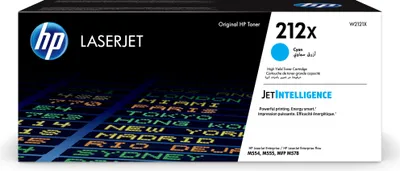 Obrázek produktu pro HP Azurová originální tonerová kazeta 212X LaserJet s vysokou výtěžností, 10000 str., 0 str., Azurová, 1 kusů