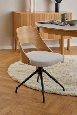 Produktbild von Esszimmerstuhl >Lucy< in Beige, Stoff - 48x79x53cm (BxHxT)