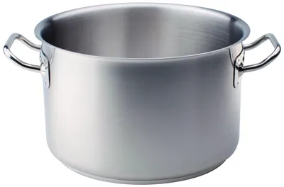Edelstahl-Kochtopf 18/10, 10,89 l, zwei Griffe