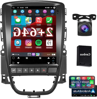 Immagine prodotto di Autoradio - Sistema audio per auto - Lettore multimediale - Sistema di navigazione - Autoradio touchscreen - Schermo da 9,7 pollici