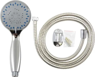 Produktbild von Duschbrause + Schlauch 150cm Handbrause Duschkopf Duschschlauch Brausegarnitur