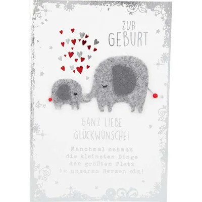 Produktbild von Depesche Klappkarten Elegance Sortierung : Zur Geburt Ganz liebe Glückwünsche! Klappkarten Elegance Sortierung Neu: Zur Geburt Ganz liebe Glückwünsche!