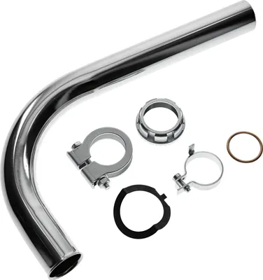 Produktbild von Simson SET Tuningkrümmer ø 32mm - Auspuffrohr verchromt - KR51 / 1, SR4-2, SR4-4