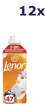 Produktbild von 12x Lenor Wasverzachter - 47sc987ml - perfume therapy - gold orchid & vanilla