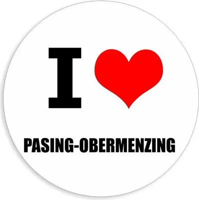 Produktbild von Kiwistar - Autoaufkleber - 8x8 cm - außen klebend - I love Pasing-Obermenzing für Auto, Laptop, Fahrrad, LKW, Motorrad Aufkleber mehrfarbig Sticker Decal
