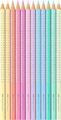 Produktbild von Faber-Castell Buntstifte Sparkle Pastell 12er Metalle.