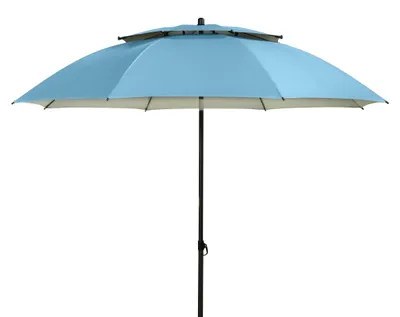 Produktbild von doppler Sonnenschirm GS Windprofi 200/8tlg. blau