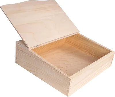 Immagine prodotto di Creative Deco Scatola in Legno Portalettere, Posta | 27x27.5x7.8cm | Cassetta per Giornali, Documenti, Corrispondenza | per Decoupage e Decorazione