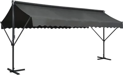 Zdjęcie produktu dla vidaXL Markiza wolnostojąca 500x300 cm antracytowa