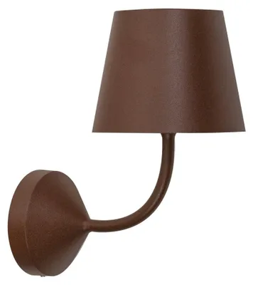 Obrázek produktu pro Nástěnné LED svítidlo Poldina 230 V, 5,4 W, 2700 K, z cortenového hliníku, moderní a elegantní design s krytím IP54 pro venkovní použití