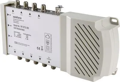 Immagine prodotto di Renkforce RF-STS-380 Multiswitch SAT Ingressi (multiswitch): 5 (4 SAT/1 terrestre) Numero di abbonati: 8 Quad-LNB