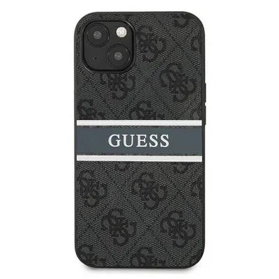 Immagine prodotto di Guess, custodia protettiva 4G Stripe Apple iPhone 13 Mini, grigio