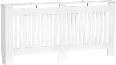 Obrázek produktu pro Kryt radiátoru z MDF - Kryt radiátoru - 172×19×81 cm - Do obývacího pokoje/ložnice - Bílý