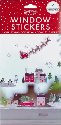 Immagine prodotto di Adesivi per finestre con decorazioni natalizie - GingerRay