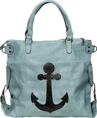 Produktbild von Schultertasche mit Ankermotiv, Kunstlederion