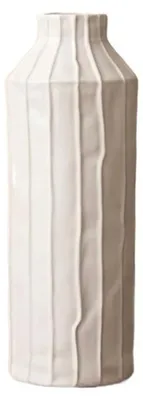 Productafbeelding van Witte Keramische Vaas van 34 cm voor Bloemdecoratie