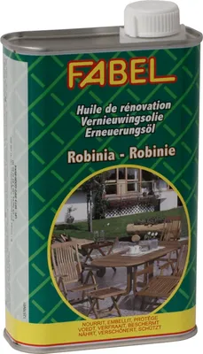 Produktbild von FABEL Spezial-Pflegeöl für Gartenmöbel aus Robinienholz, 500ml