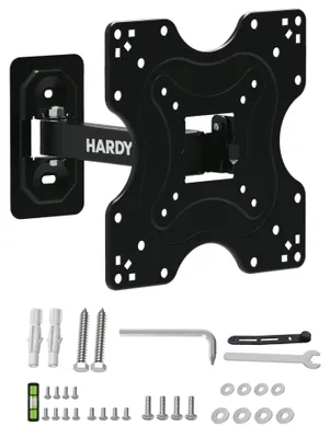 Produktbild von H Hardy SlimGrip 20 TV Wandhalterung 14-42 Zoll Schwenkbar Neigbar VESA 20kg Schwarz