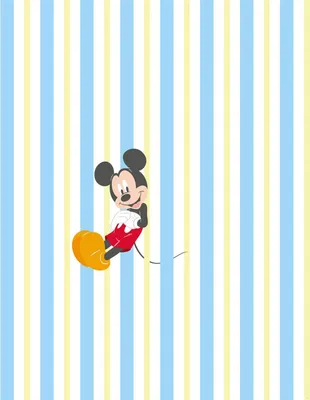 Zdjęcie produktu dla Disney fototapeta Mickey Mouse niebieskim,żółtymIczerwonym - 612763 - 2 x 2,50 m