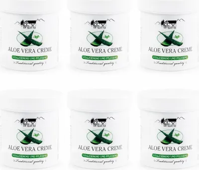 Produktbild von 6x250 ml Aloe Vera Creme – Vitalisierend und pflegend