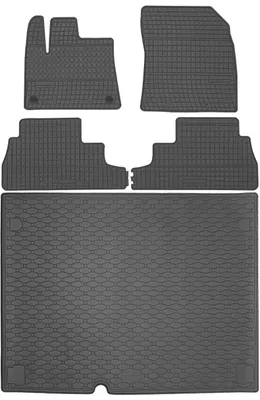 Obrázok produktu pre Peugeot Rifter VAN od roku 2018 SADA - gumené rohože do auta + rohož do kufra