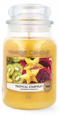 Produktbild von Yankee Candle Tropical Starfruit Große Duftkerze 623g