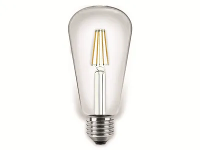 Zdjęcie produktu dla Żarówka LED BLULAXA z żarnikiem, ST64, E27, klasa energetyczna: E, 4 W, 470 lm, 2700 K