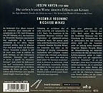Image de Haydn : Les sept dernières paroles de notre Sauveur a