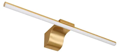 Produktbild von LED Wandleuchte, Badezimmerlampe, IP44, Messing, L 61 cm