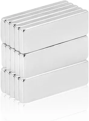 Obrázok produktu pre Silné neodymové magnety 20 x 10 x 1 mm, strieborné