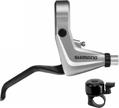 Produktbild von Shimano Bremshebel Alivio BL-T4000 silber Hebel rechts inkl. Fahrradklingel