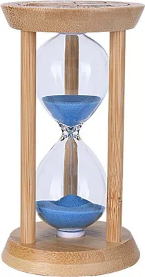 Image de INF Sablier Lumineux Bleu 10 Minutes - Élégant Minuteur de Sable