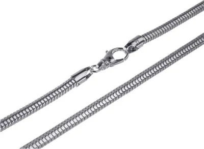 Produktbild von SILBERKETTEN STORE Schlangenkette, achtkant 5mm - 925 Silber, Länge wählbar von 40-100cm - 45cm