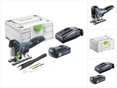 Zdjęcie produktu dla Festool CARVEX PSC 420-Basic akumulatorowa wyrzynarka wahadłowa 18 V 120 mm bezszczotkowa + 1x akumulator 3,0 Ah + ładowarka + systainer