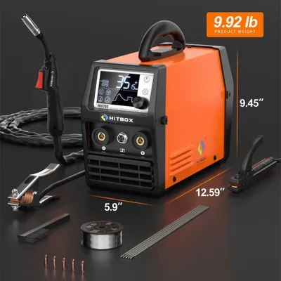 Obrázek produktu pro Svařovací zařízení 4 v 1 MIG, invertor – výkon 200 W – drát 0,8–1,0 mm
