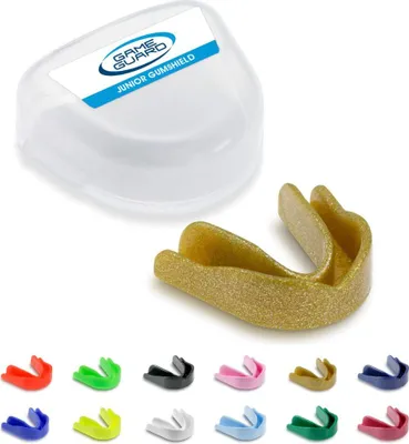 Paradenti Multicolore Junior/Senior – Nero/Giallo, Termoformabile, Per Rugby, Boxe, Arti Marziali, Hockey - 2