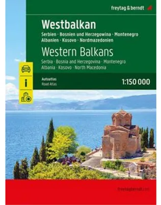 Produktbild von freytag & berndt Autoatlas Westbalkan 1:150.000