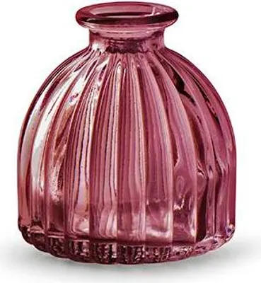 Produktbild von Vase Flasche Edsilia dunkelrot