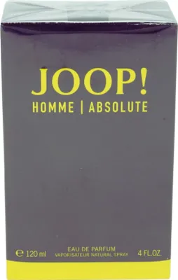 A product box for Joop! Homme Absolute Eau de Parfum.