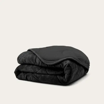 Produktbild von HappyBed - Bettdecke für das ganze Jahr  240x200 cm - Waschbare Bettdecke ohne Bezug - Bedruckte Bettdecke ohne Bezug - Bettwäsche - Black