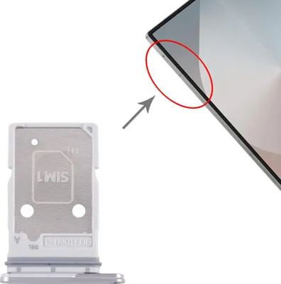 Obrázok produktu pre Pre Samsung Galaxy Z Fold7 SM-F966B Zásobník na SIM kartu Dual SIM Silver Náhradný diel